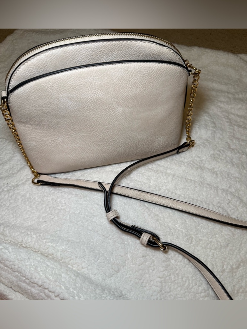 Leopard Print Crossbody in Cream, Brown, Black - Picture 2 of 8